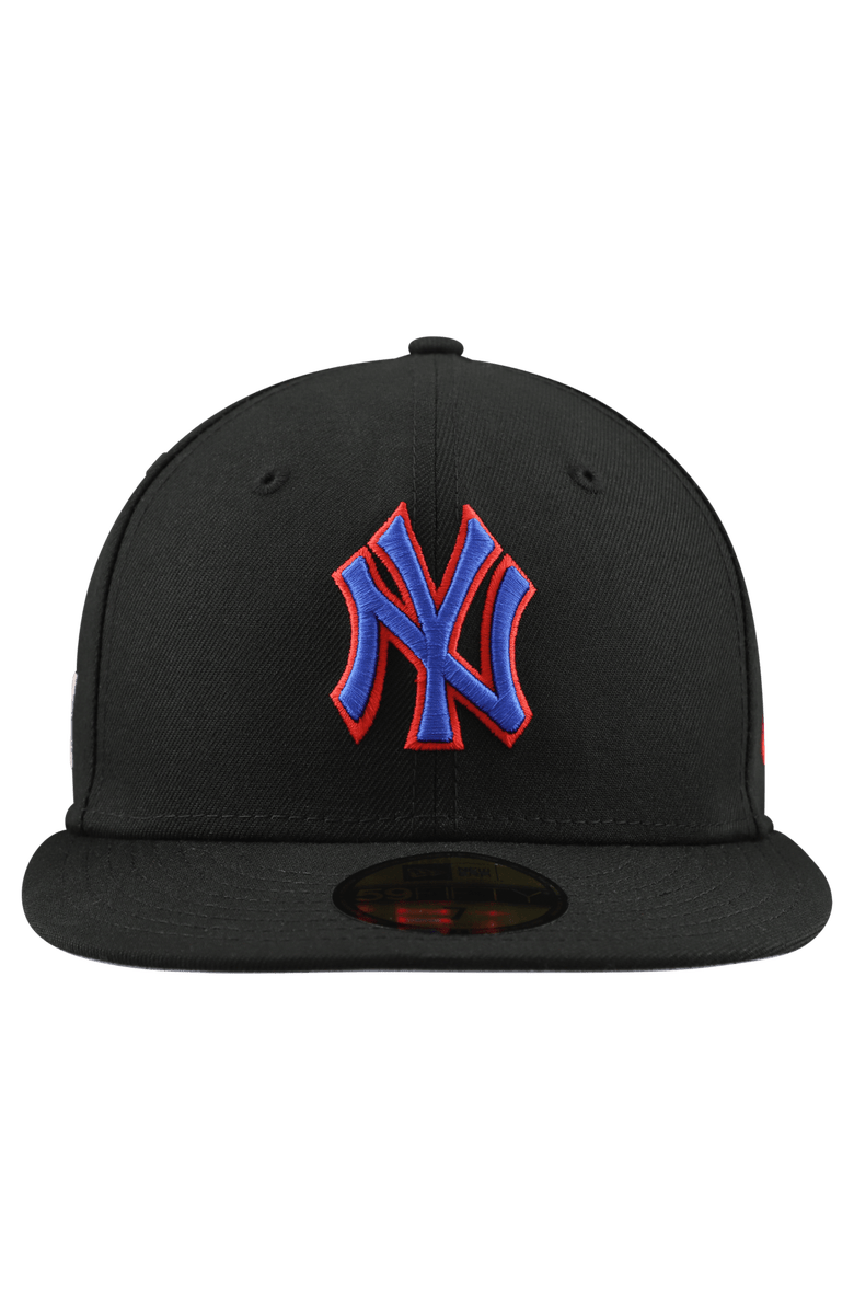 New Era Men's New Era Black New York Yankees Puerto Rico 59FIFTY Fitted Hat, Alternate, color, Black