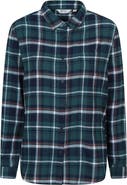Mountain Warehouse Balsam Brushed Flannel Longline Shirt