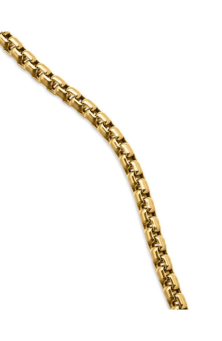 David Yurman Box Chain Slider Necklace in 18K Yellow Gold, 1.7mm, Alternate, color, Yellow Gold