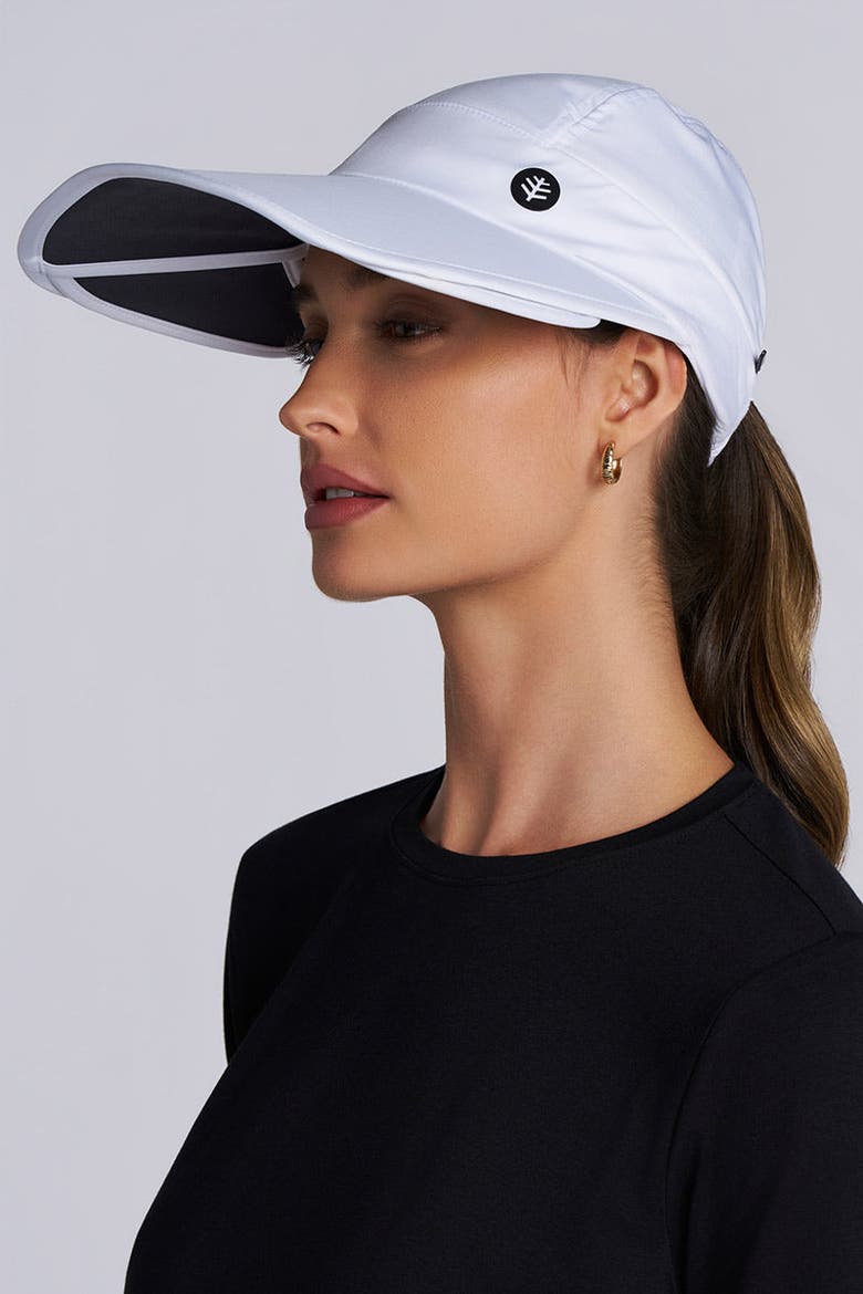 Women's Olivia Convertible Visor, UPF 50+ Sun Protection, Alternate, color, White