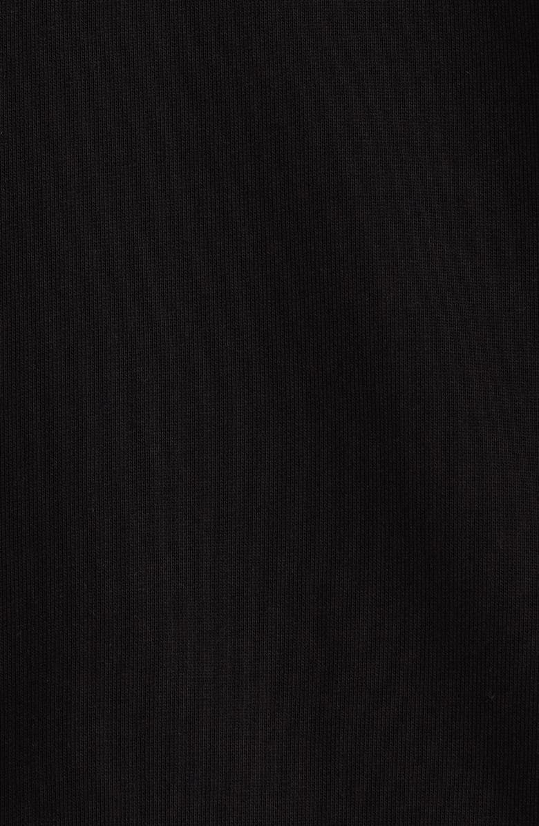 Represent Initial Oversize Full Zip Hoodie, Alternate, color, Black