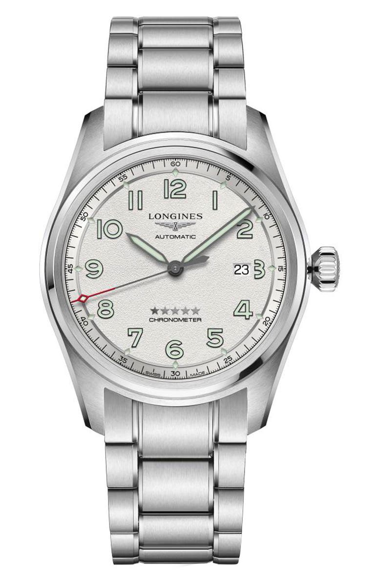 Longines Spirit Automatic Bracelet Watch, 42mm, Main, color, 