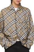 Burberry Check Silk Pyjama Shirt