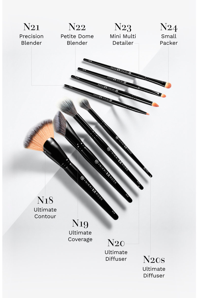 Nikki La Rose Pro Artist Brush Set - Vol. 2, Alternate, color, Black