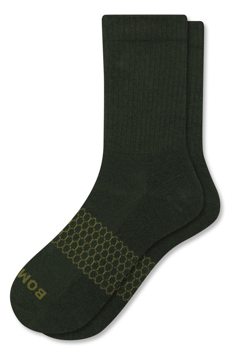 Bombas Rib Half Calf Socks, Main, color, 