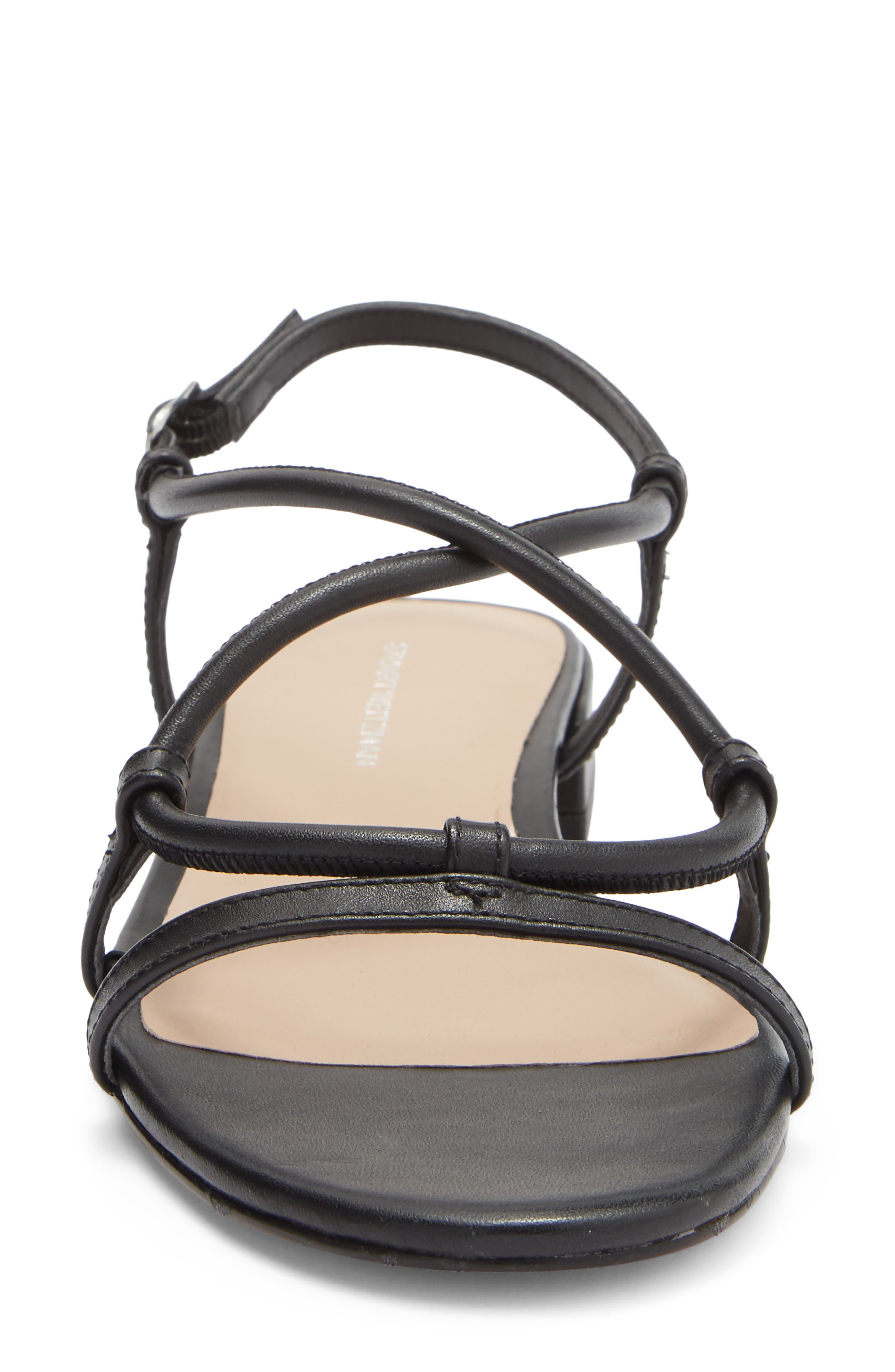 Stuart Weitzman Nilla Sandal, Alternate, color, Black