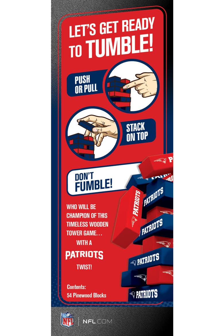 New England Patriots Tumble Tower, Alternate, color, Multicolor