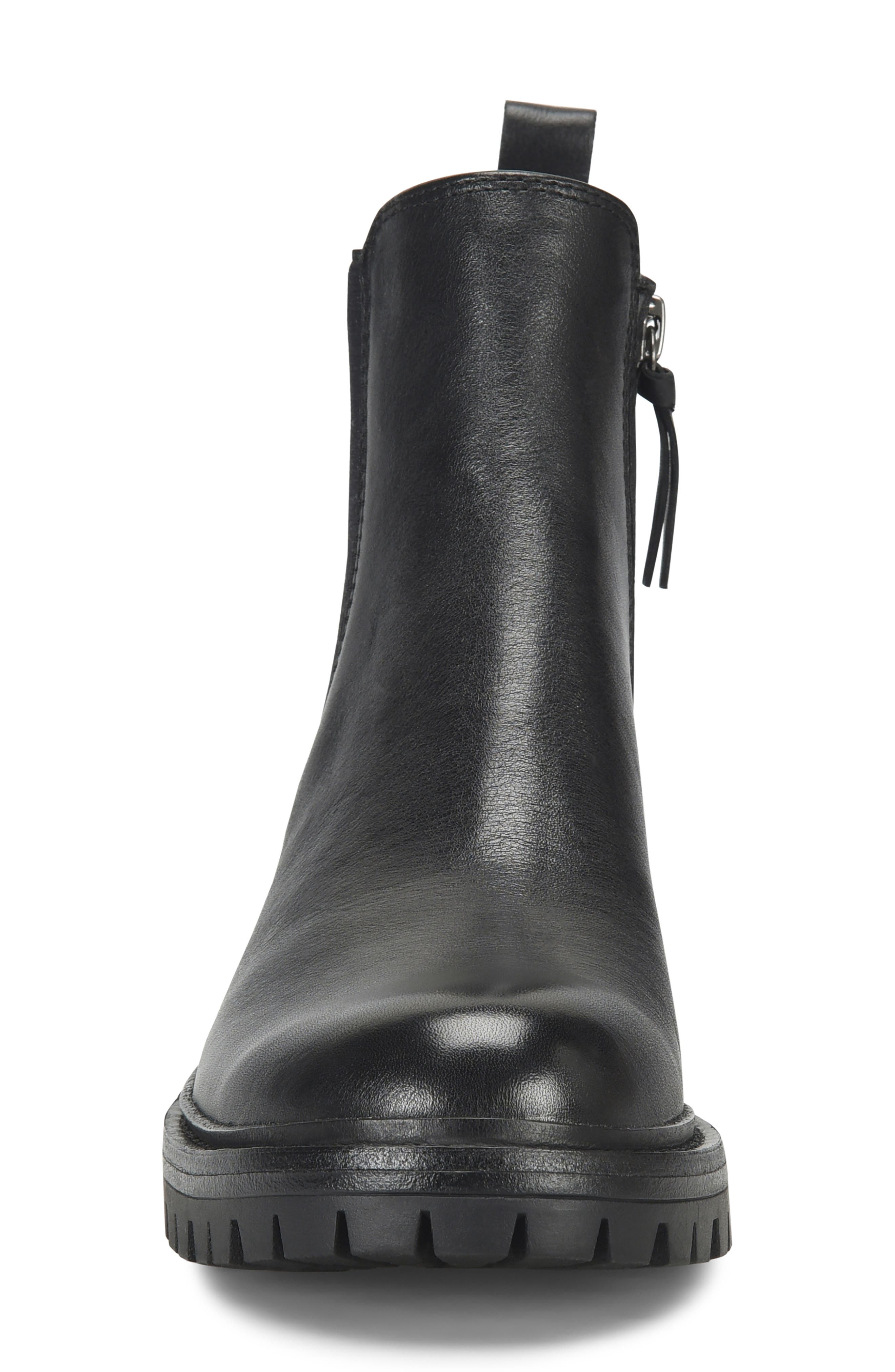 Söfft Amanda Zip Lug Sole Waterproof Chelsea Boot, Alternate, color, 