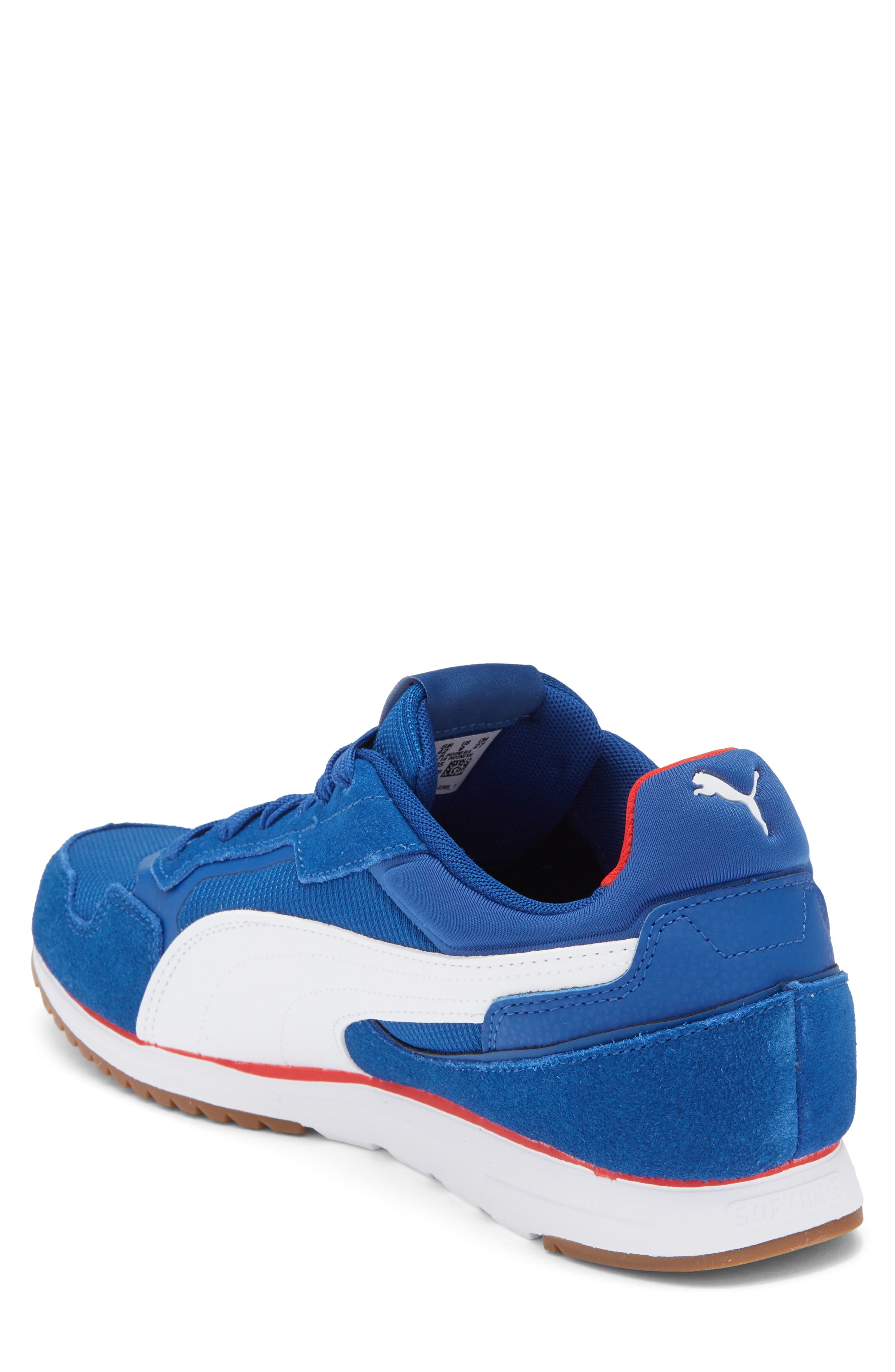 PUMA Softride ST Miler Sneaker, Alternate, color, Clyde Royal/ Puma White/ Red