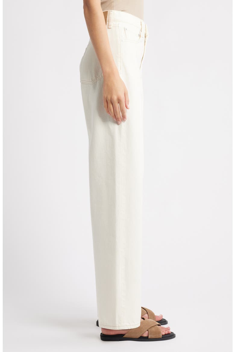 Shea High Waist Relaxed Straight Leg Jeans, Alternate, color, ECRU