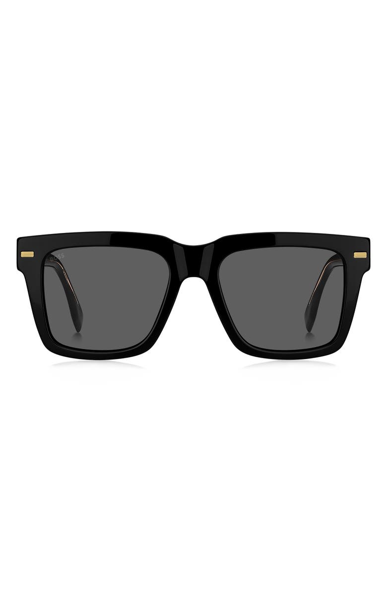 BOSS 53mm Rectangular Sunglasses, Main, color,