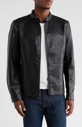 Faux Leather Moto Jacket