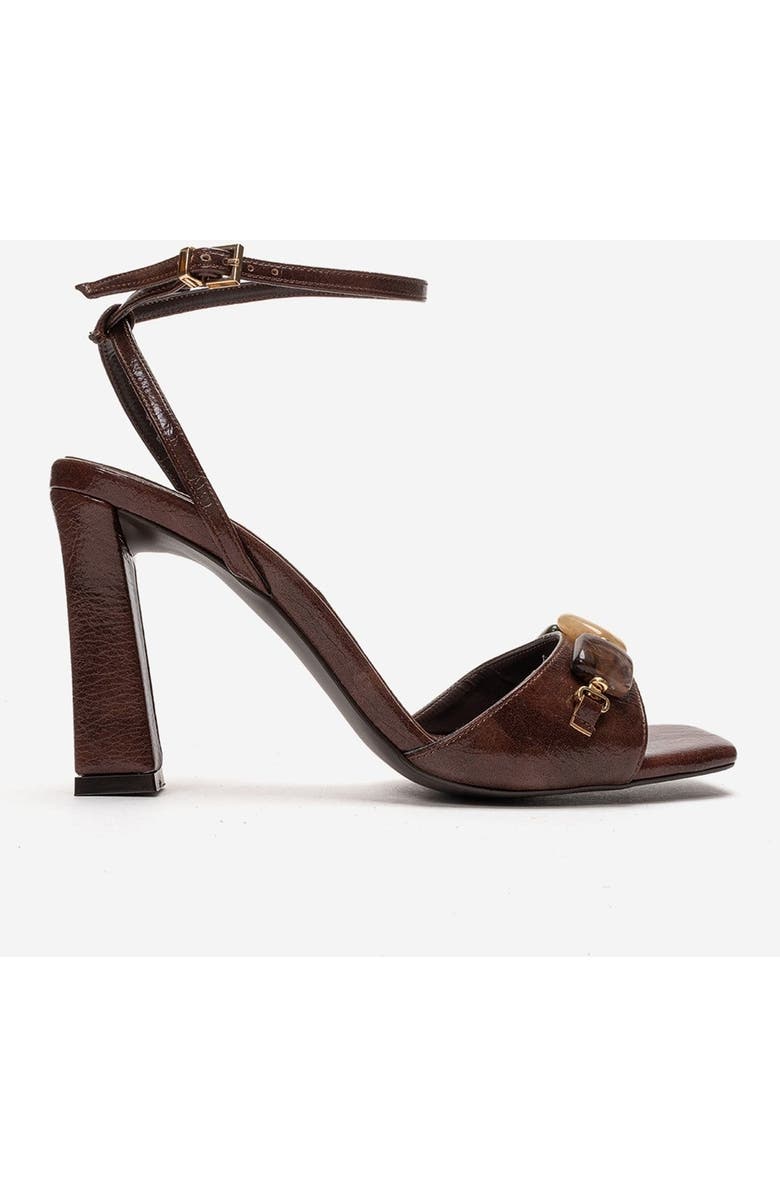 Prologue Shoes Franca Block Heel Sandal, Alternate, color, Brown