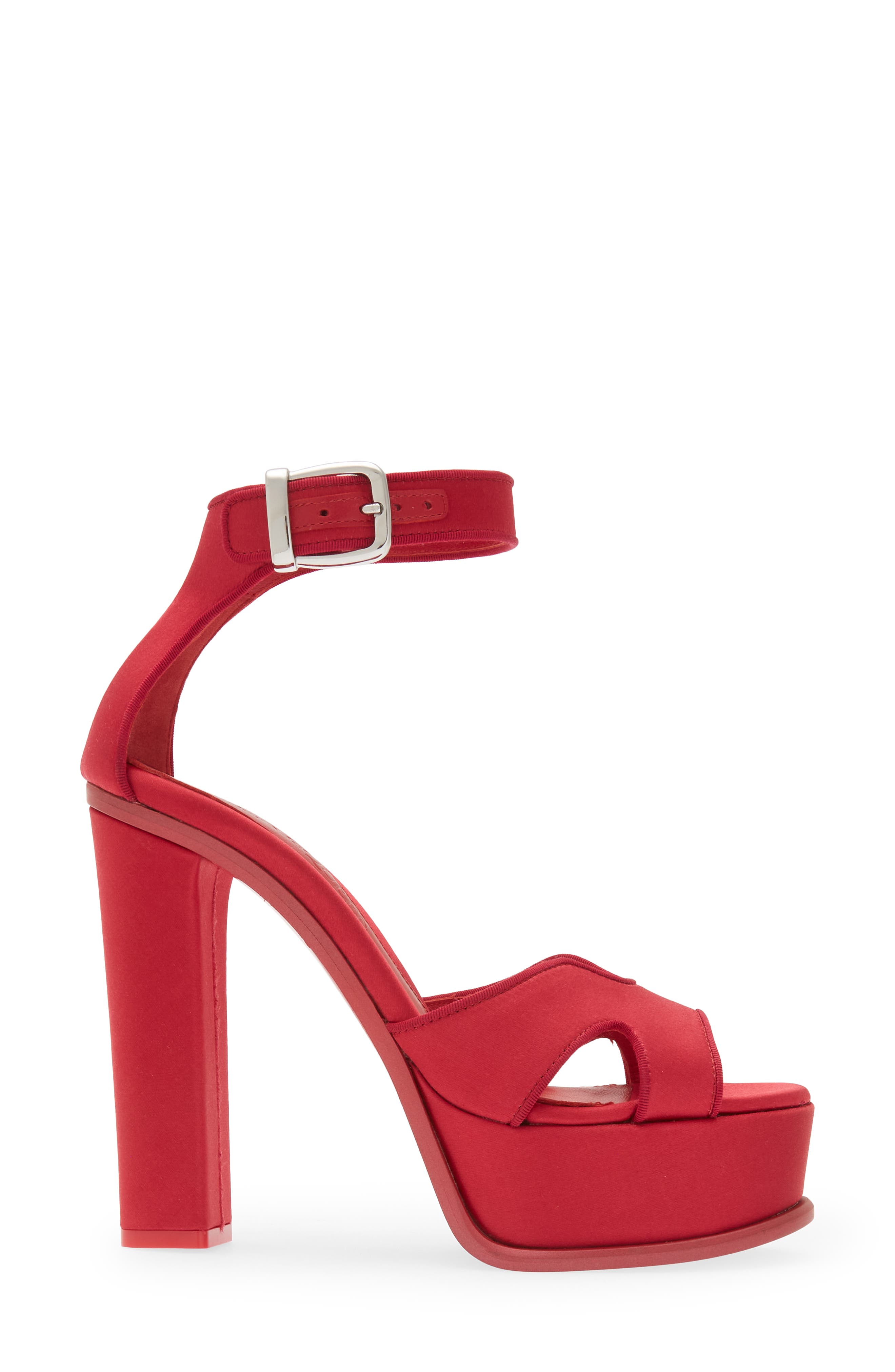 McQueen Butterfly Ankle Strap Platform Sandal, Alternate, color, 