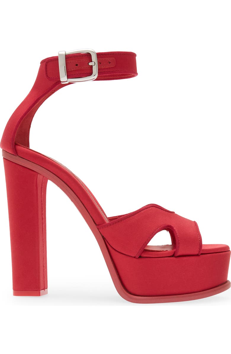 McQueen Butterfly Ankle Strap Platform Sandal, Alternate, color,