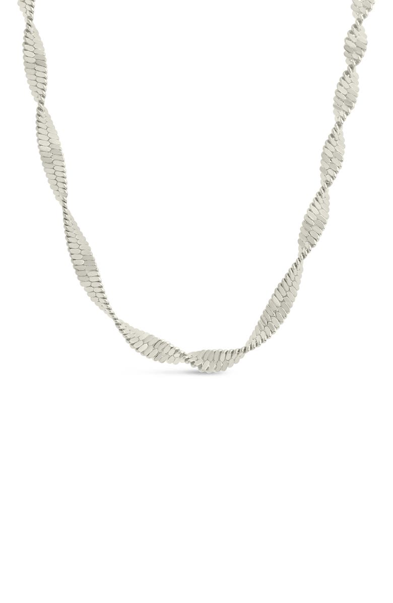 Sterling Forever Blakeley Chain Necklace, Alternate, color, Silver