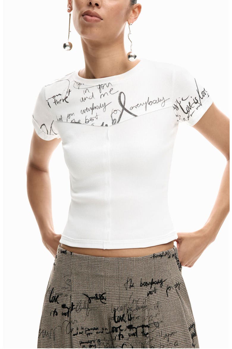 Doodles Cotton Graphic T-Shirt, Main, color, WHITE