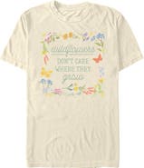 DOLLY PARTON Men's Wildflower Framed Quote Short Sleeve T-Shirt