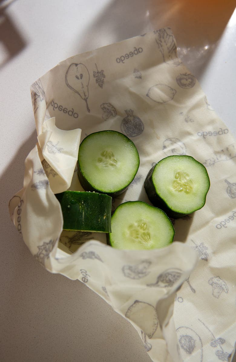 Package Free x Abeego 3-Pack Medium Reusable Beeswax Food Wraps, Alternate, color,