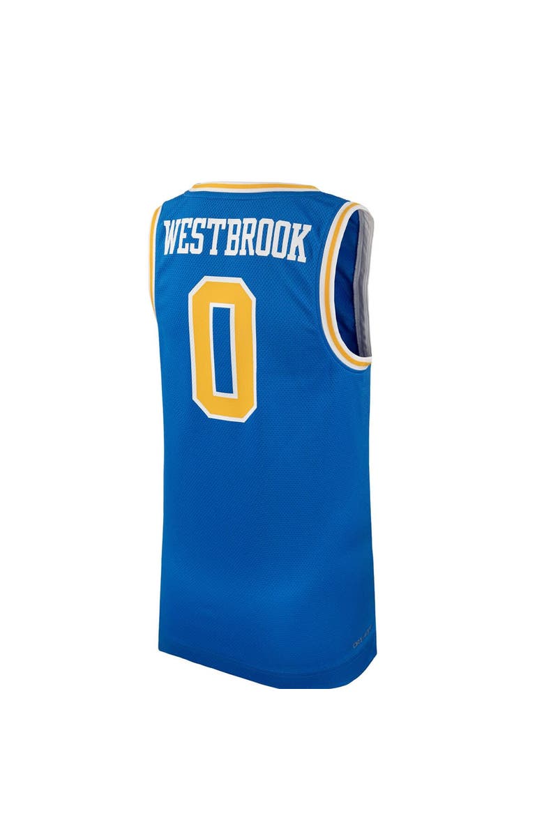 Jordan Brand Youth Jordan Brand #0 Blue UCLA Bruins Icon Replica Basketball Jersey, Alternate, color, 