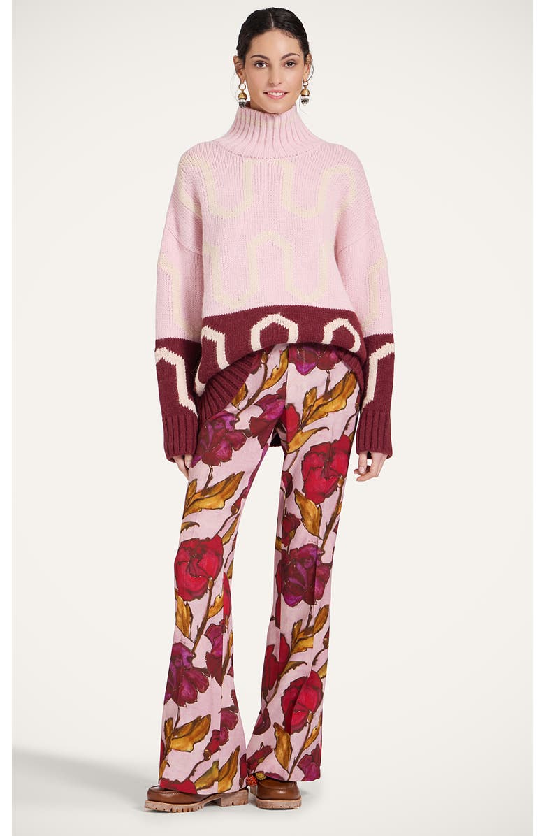 La DoubleJ Comber Turtleneck, Main, color, Multicolor