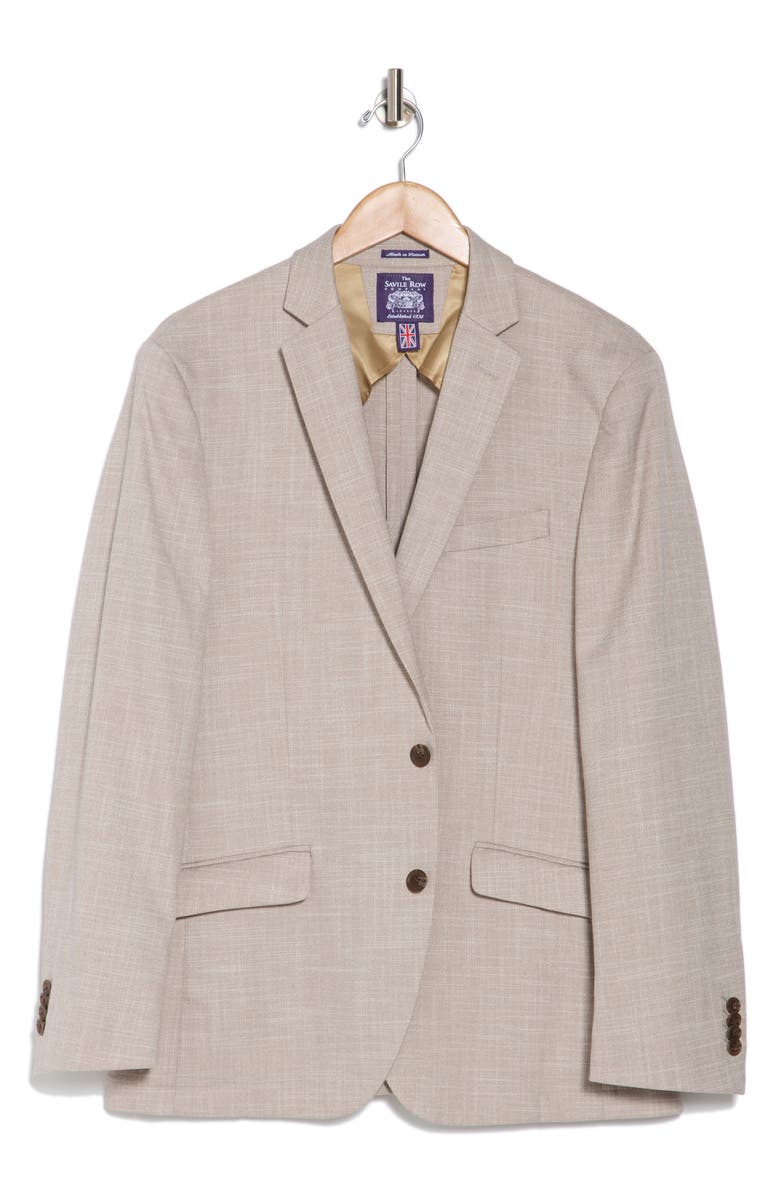SAVILE ROW CO Camel Texture Weave Sport Coat, Alternate, color, Camel