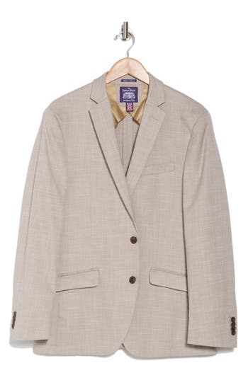 Savile Row Co Camel Texture Weave Sport Coat In Camel