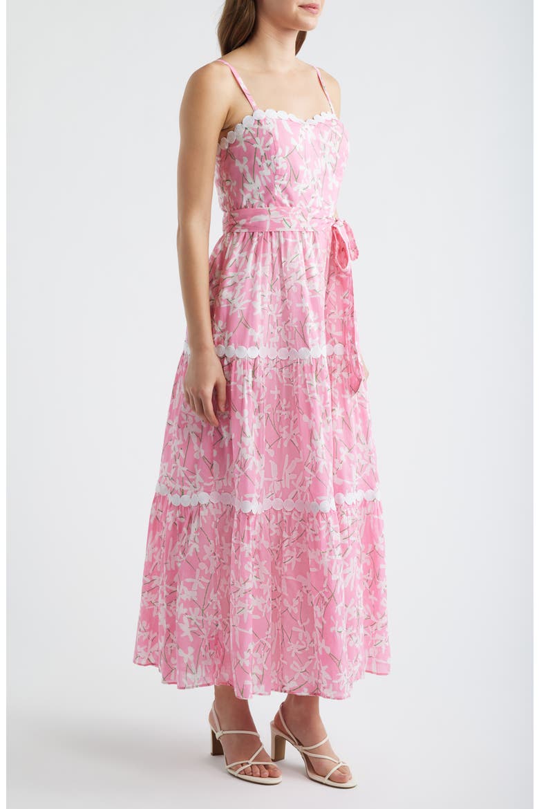 Laney Floral Print Maxi Dress, Alternate, color, CONFETTI PINK LIZA