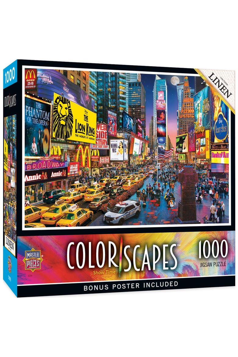 Show Time 1000 Piece Jigsaw Puzzle, Main, color, Multicolor