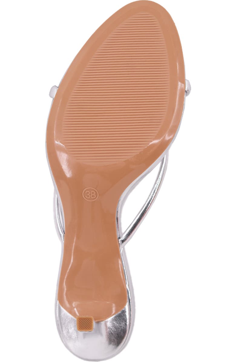 SHUSHOP Heidi Stiletto Sandal, Alternate, color, Silver