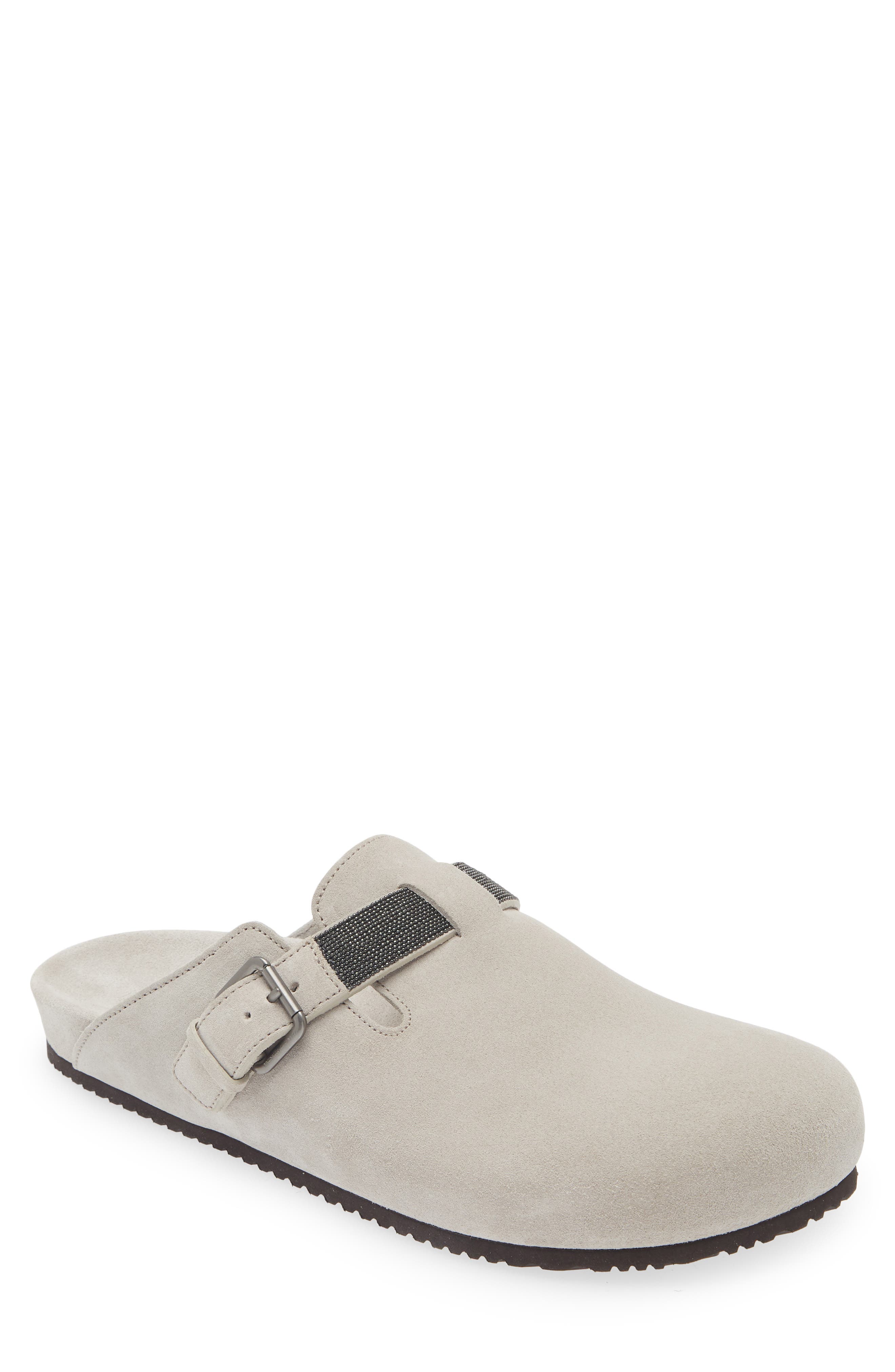 Brunello Cucinelli Monili Clog, Main, color, Quarzo