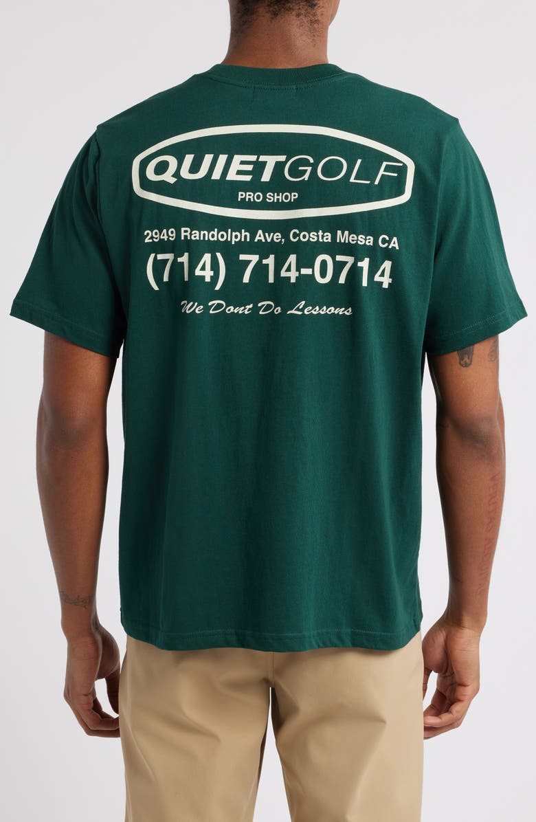 Quiet Golf Pro Shop Graphic T-Shirt, Alternate, color, 