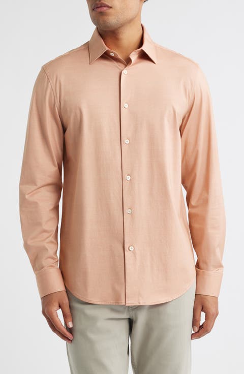 Jimmy OoohCotton® Solid Button-Up Shirt