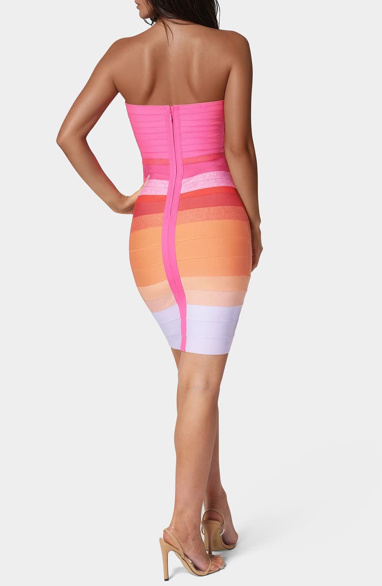 bebe Strapless Bandage Dress, Alternate, color,