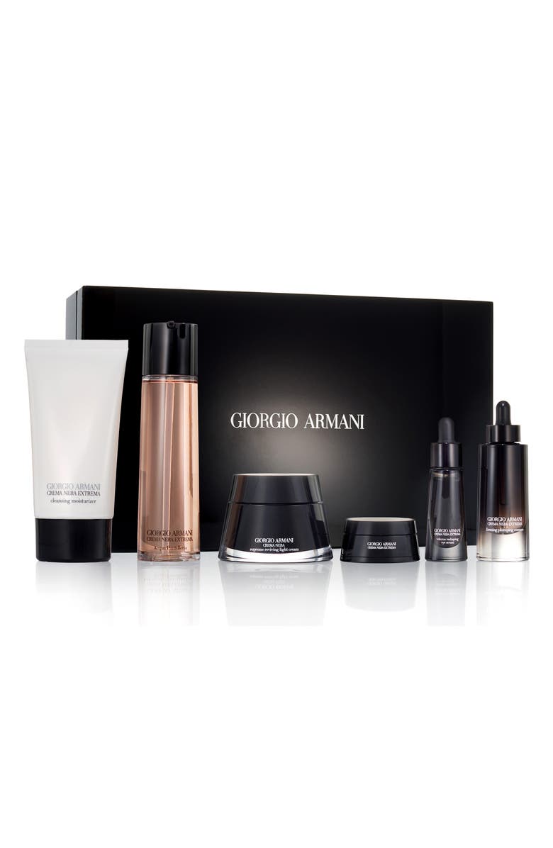 ARMANI beauty Crema Nera Ritual Set $1,375 Value, Main, color,