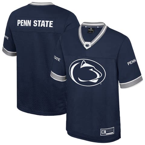 Men's Colosseum  Navy Penn State Nittany Lions Nothing But The Hits Football Jersey