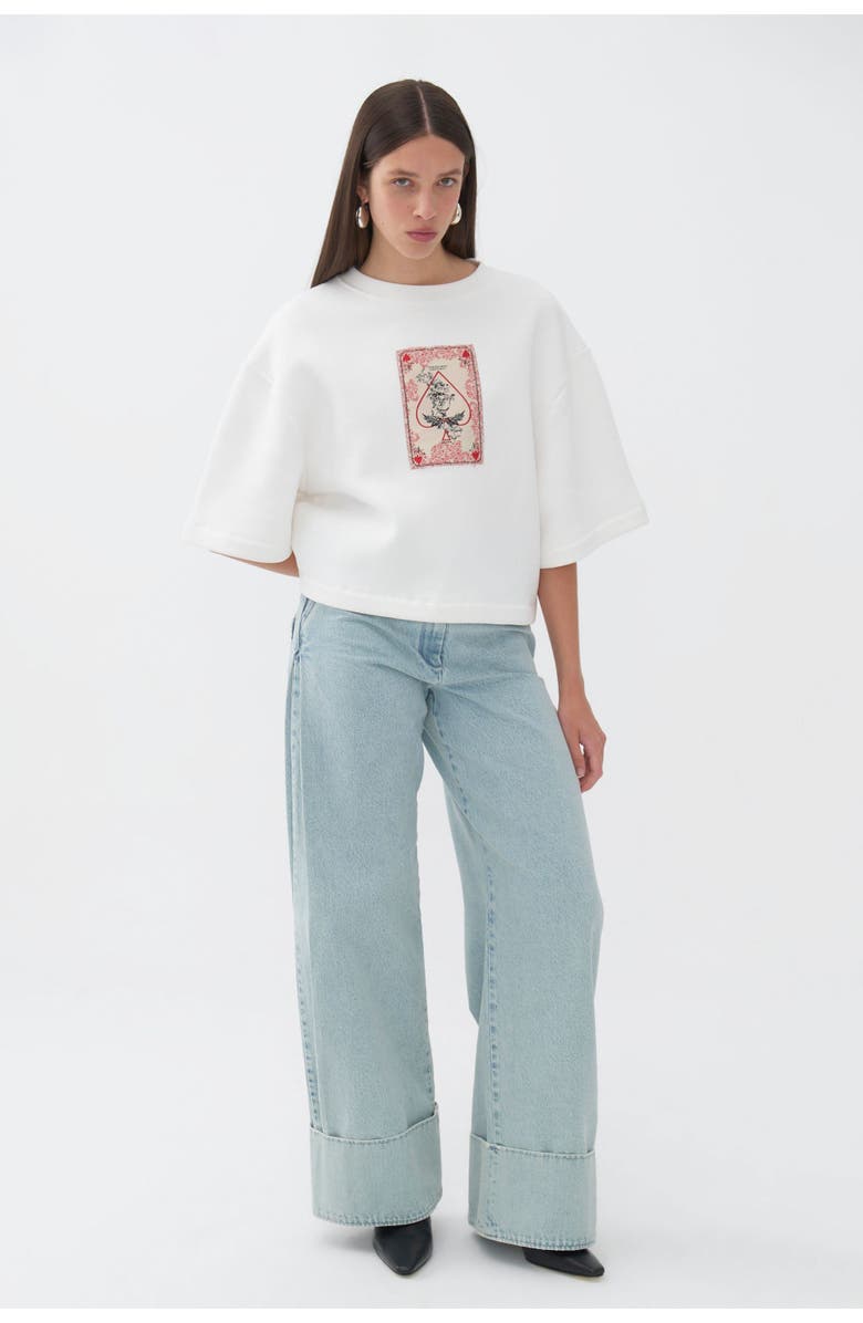 Nocturne Oversized Short Sleeve T-Shirt, Alternate, color,