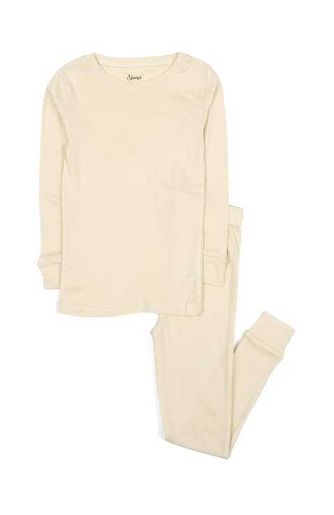 Kids Cotton Two-Piece Pajamas, Stripes, Solids & Tie Dye (Toddler, Little Kid & Big Kid)