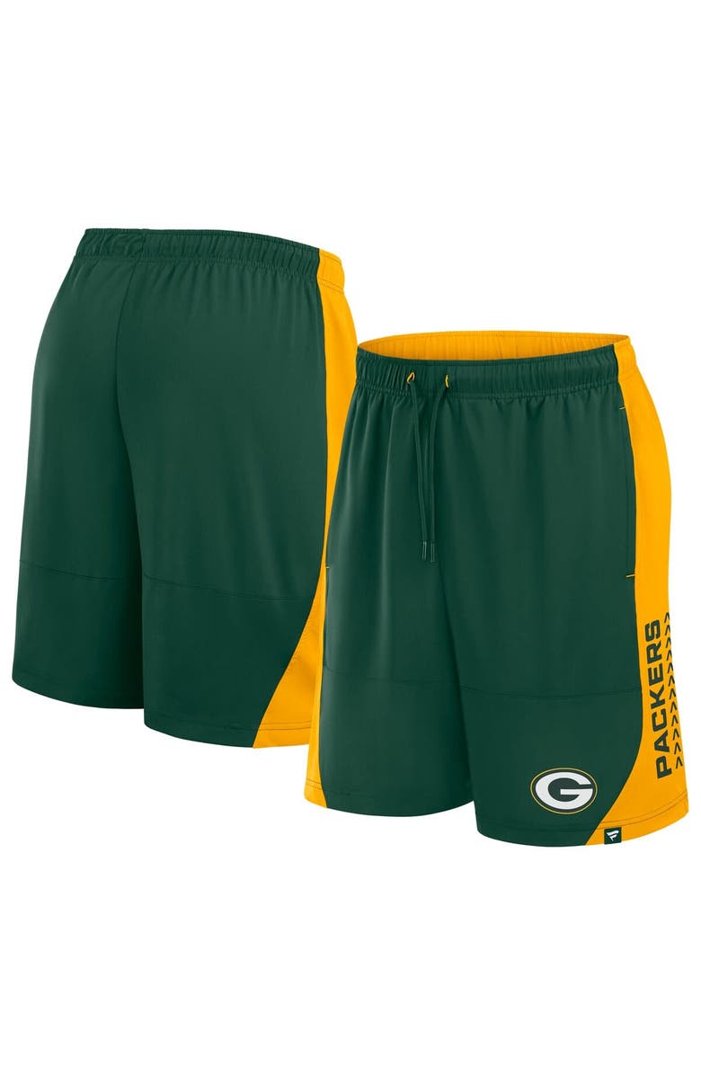 FANATICS Men's Fanatics Green Green Bay Packers No Defense Shorts, Alternate, color, 