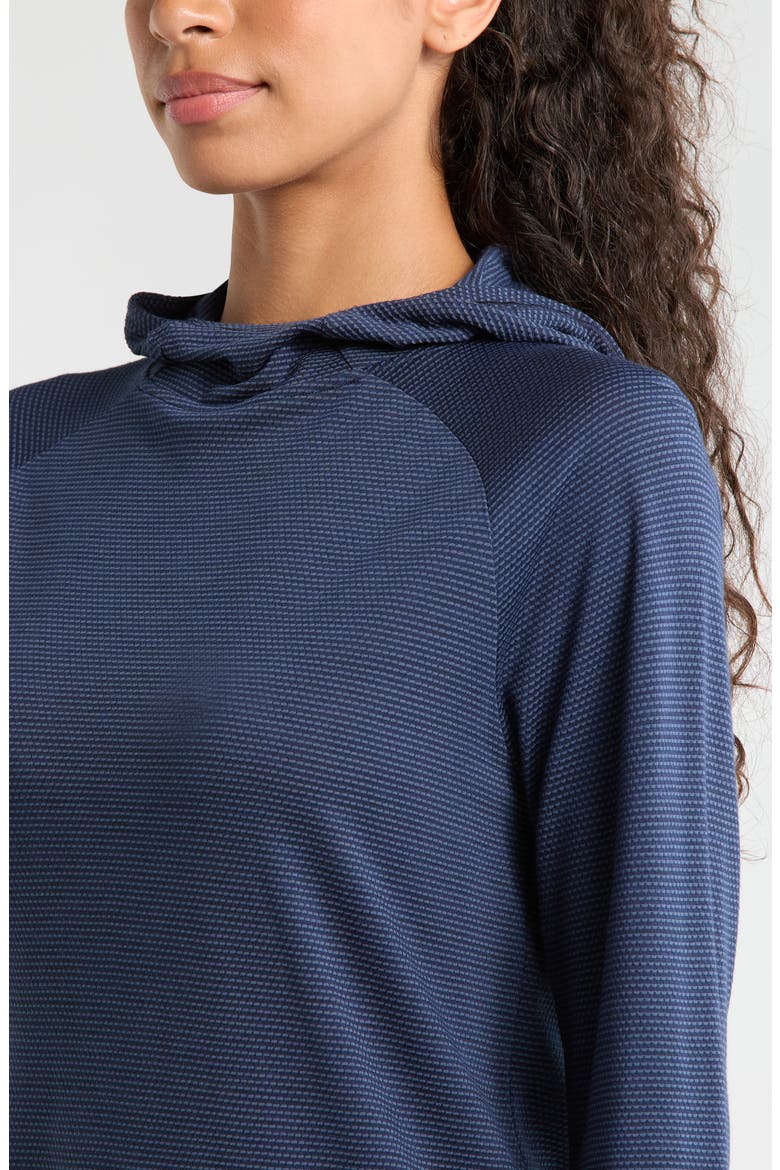 Active Mesh Hoodie, Alternate, color, NIGHTFALL DEEP NAVY