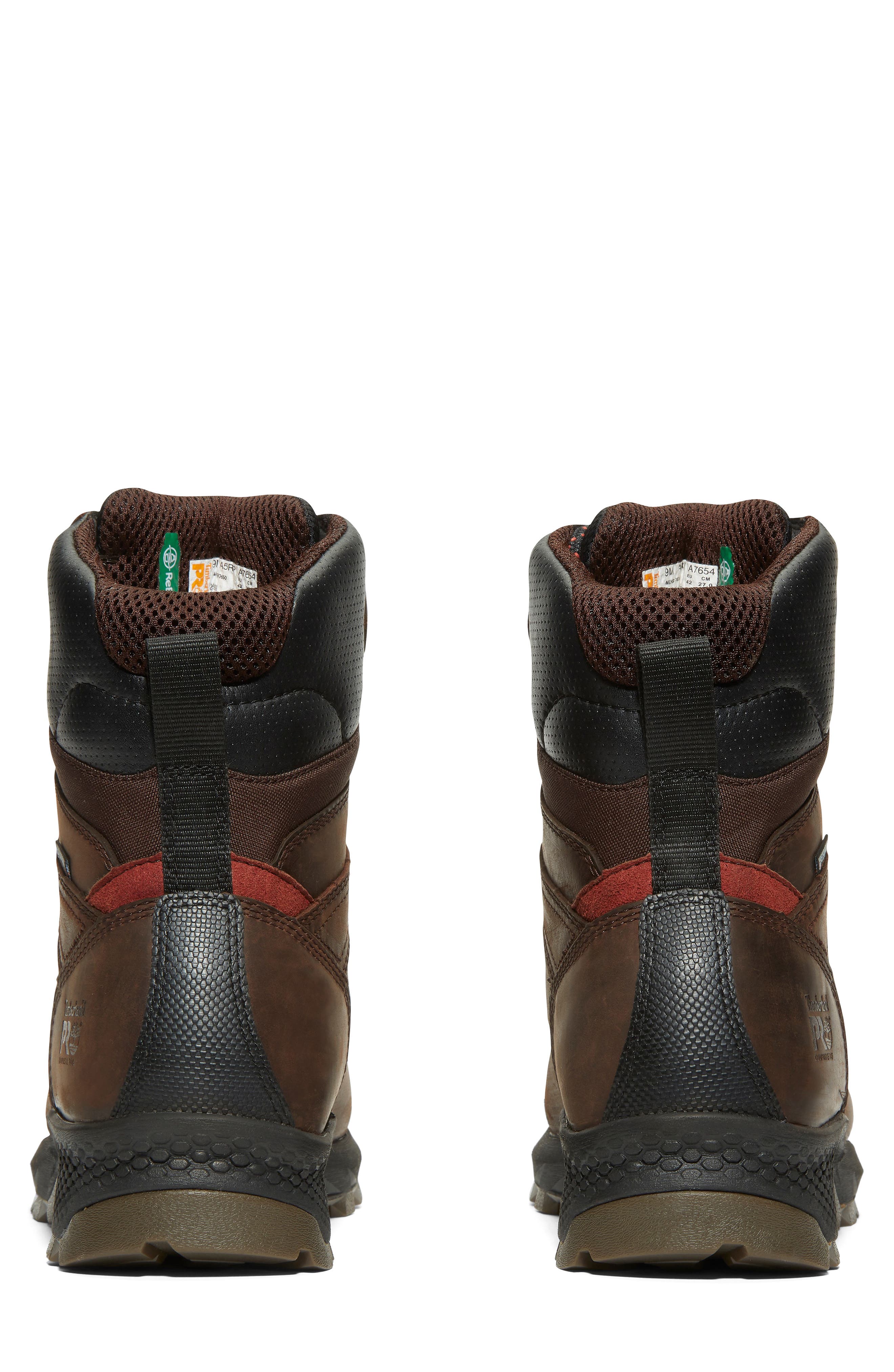 Timberland TiTAN<sup>®</sup> EV 8" Composite Toe Waterproof Insulated Work Boot, Alternate, color, Brown