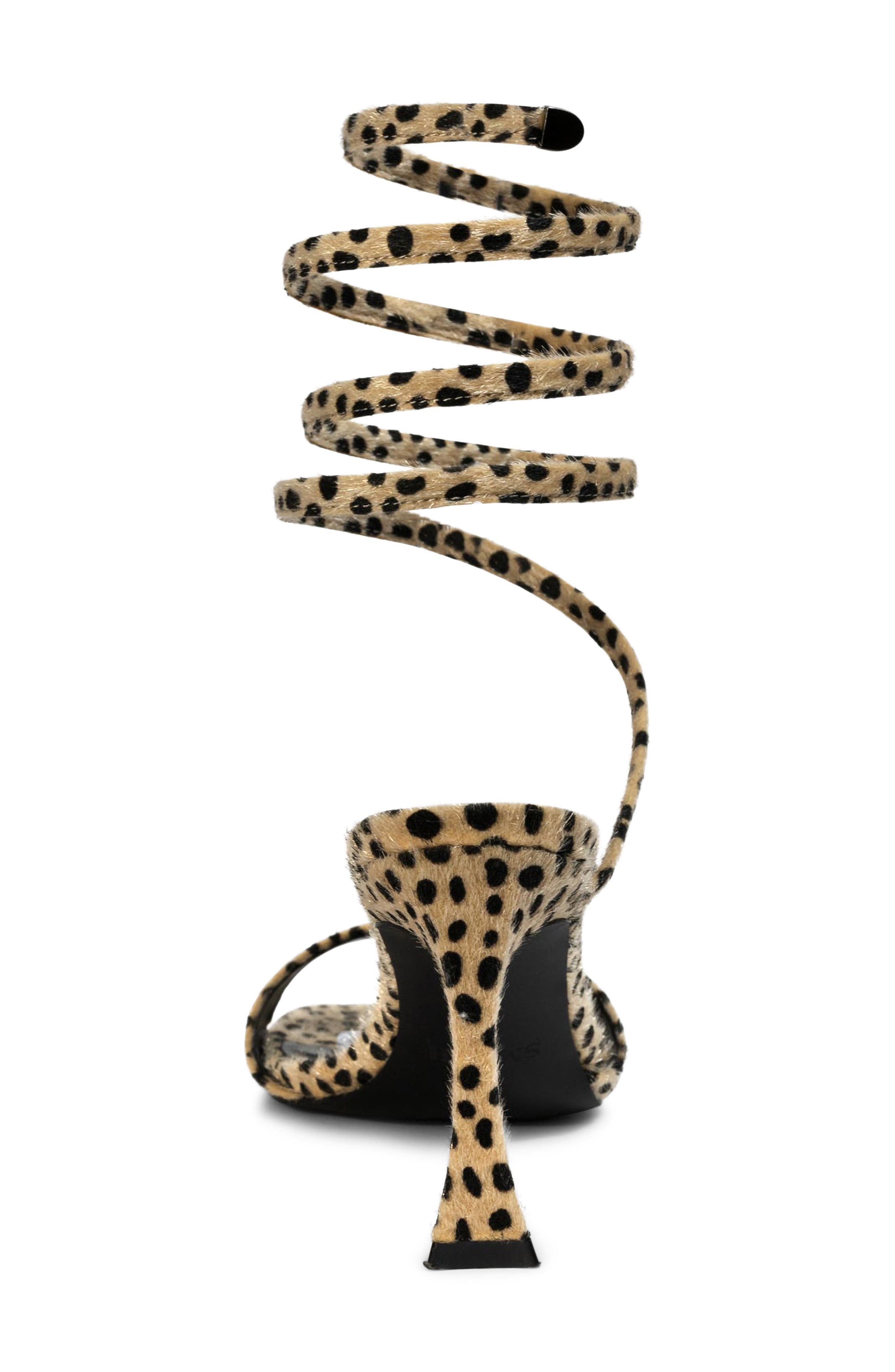 Fahima Wrap Dress Sandal, Alternate, color, CHEETAH