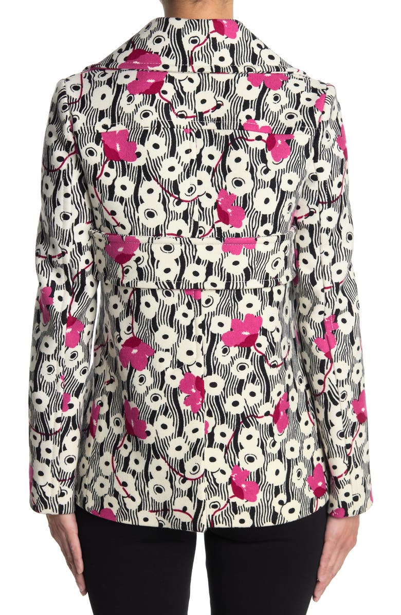 Valentino Caban Printed Wool Blend Blazer Jacket, Alternate, color, 