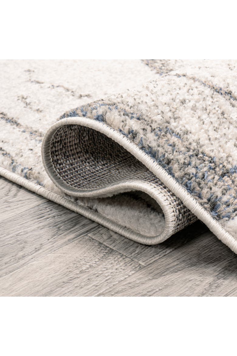 Marmo Abstract Marbled Modern Area Rug, Alternate, color, Gray/Cream