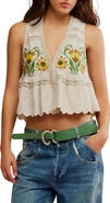 Free People Bali Vine Whispers Embroidered Tank