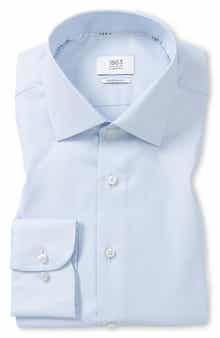 Modern Fit Structured Twill Dress Shirt