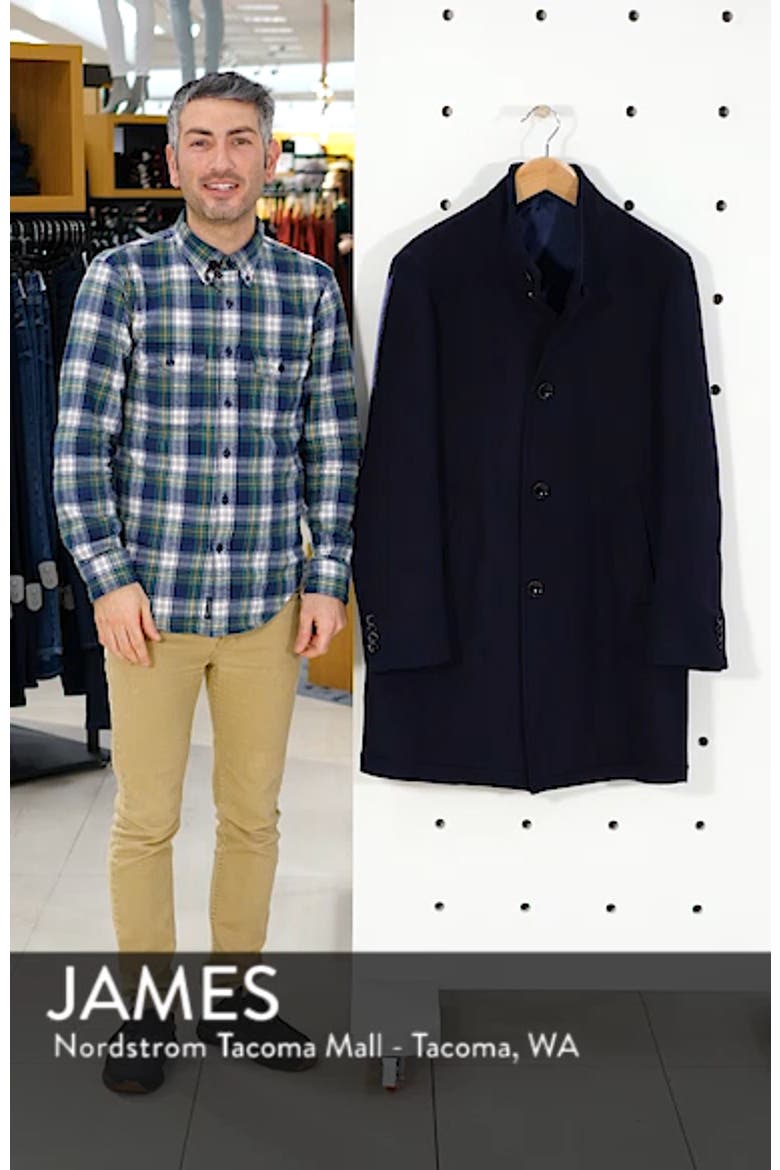 Camden Double Face Wool Blend Coat video