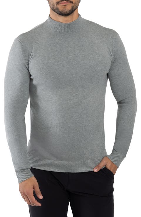 Core Mock Neck Knit Sweater