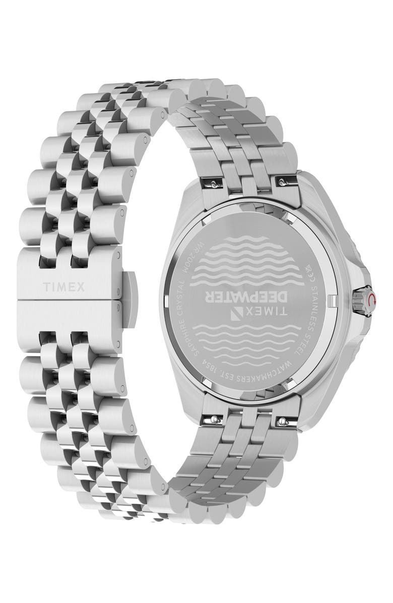 Timex<sup>®</sup> Deepwater Arctic 200 Bracelet Watch, 40.5mm, Alternate, color, Silver-Tone