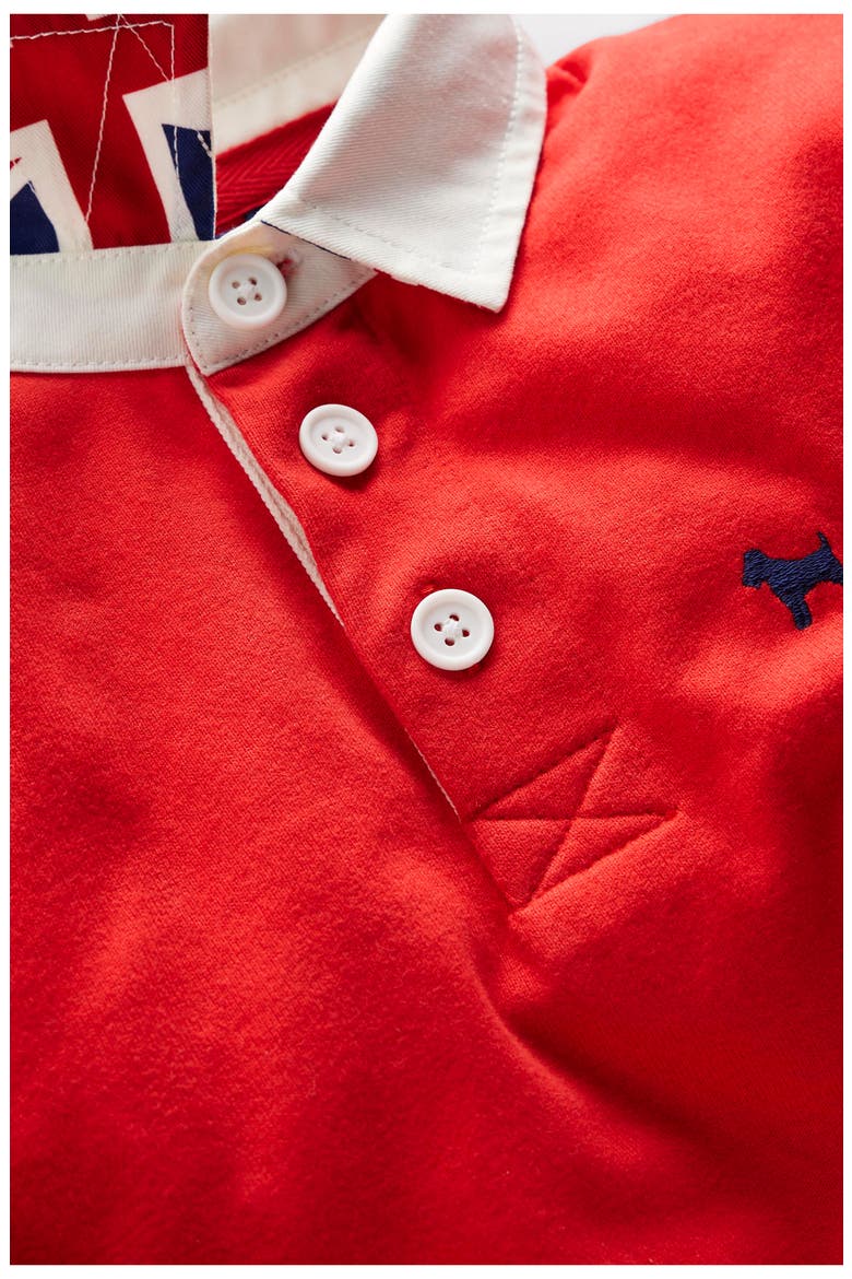 Kids' Classic Cotton Rugby Shirt, Alternate, color, ROCKABILLY RED